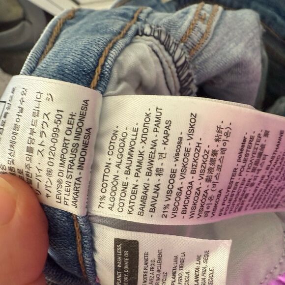 Levi’s Women’s 29 724 High Rise Straight Crop Jeans - Picture 5 of 5